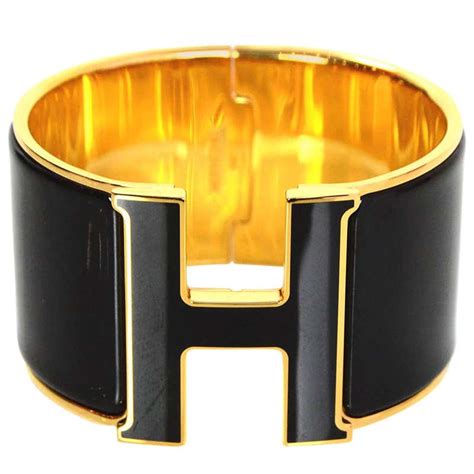 hermes black cuff